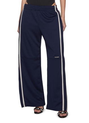 Main View - Click To Enlarge - WE11DONE - Colour Block Cotton Track Pants