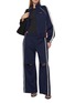 Figure View - Click To Enlarge - WE11DONE - Colour Block Cotton Track Pants