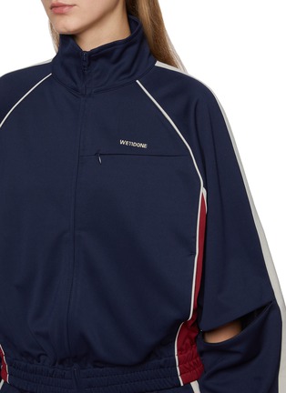  - WE11DONE - Colour Block Cotton Track Jacket