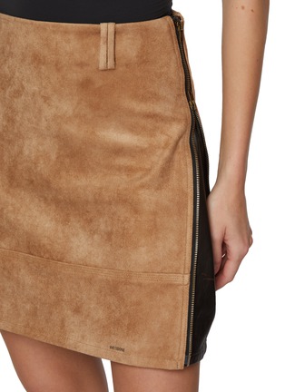  - WE11DONE - Zipper Contrast Skirt