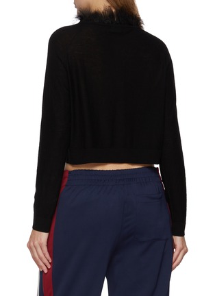 Back View - Click To Enlarge - WE11DONE - Wool Knit Cardigan