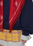  - WE11DONE - Detachable Scarf Layered Cotton Sweatshirt