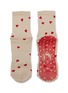  - MOVEACTIVE - Crew Non-Slip Grip Socks Set of 3 — Almond
