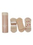 Main View - Click To Enlarge - MOVEACTIVE - Crew Non-Slip Grip Socks Set of 3 — Almond