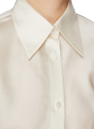  - GIA STUDIOS - Perle Vietnamese Silk Button Down Shirt