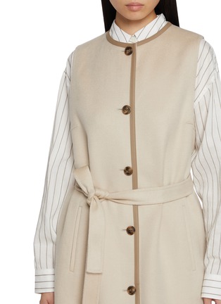 - YVES SALOMON - Long Wool Cashmere Gilet