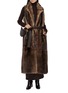 Figure View - Click To Enlarge - YVES SALOMON - Sleeveless Shearling Long Gilet