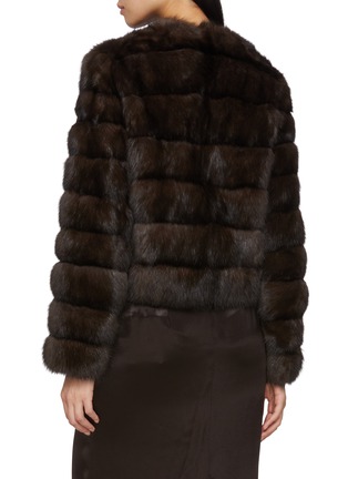 Back View - Click To Enlarge - YVES SALOMON - Sable Fur Jacket