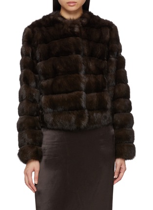 Main View - Click To Enlarge - YVES SALOMON - Sable Fur Jacket