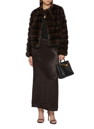 Figure View - Click To Enlarge - YVES SALOMON - Sable Fur Jacket
