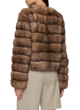 Back View - Click To Enlarge - YVES SALOMON - Sable Fur Jacket