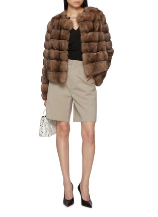 Figure View - Click To Enlarge - YVES SALOMON - Sable Fur Jacket