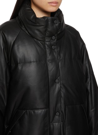  - YVES SALOMON - Leather Puffer Jacket