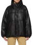 Main View - Click To Enlarge - YVES SALOMON - Leather Puffer Jacket