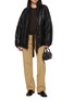 Figure View - Click To Enlarge - YVES SALOMON - Leather Puffer Jacket