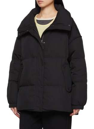 Detail View - Click To Enlarge - YVES SALOMON - Mink Fur Collar Puffer Jacket
