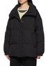 Detail View - Click To Enlarge - YVES SALOMON - Mink Fur Collar Puffer Jacket