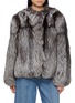 Main View - Click To Enlarge - YVES SALOMON - Melange Fox Fur Jacket