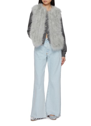 Figure View - Click To Enlarge - YVES SALOMON - Marabou Gilet