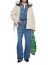 Figure View - Click To Enlarge - YVES SALOMON - Reversible Shearling Parka Jacket