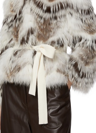  - YVES SALOMON - Melange Fox Fur Jacket