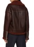 Back View - Click To Enlarge - YVES SALOMON - Shearling Biker Jacket