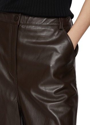  - YVES SALOMON - Wide Leg Leather Pants