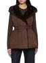 Main View - Click To Enlarge - YVES SALOMON - Sleeveless Puffer Fur Gilet