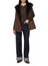 Figure View - Click To Enlarge - YVES SALOMON - Sleeveless Puffer Fur Gilet