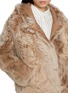  - YVES SALOMON - Curly Shearling Hooded Jacket