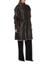 Detail View - Click To Enlarge - YVES SALOMON - Chunky Shearling Long Gilet