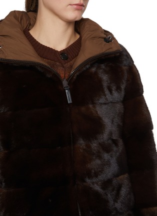  - YVES SALOMON - Revers Mink Puffer Jacket