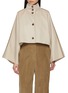 Main View - Click To Enlarge - YVES SALOMON - Cropped Cape Wool Cashmere Jacket