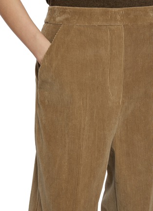  - YVES SALOMON - Wide Leg Cotton Corduroy Pants