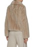 Back View - Click To Enlarge - YVES SALOMON - Short Pointed Collar Mink Jacket