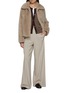 Figure View - Click To Enlarge - YVES SALOMON - Short Pointed Collar Mink Jacket