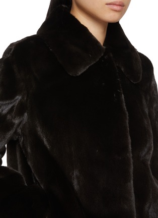  - YVES SALOMON - Collared Mink Fur Short Jacket