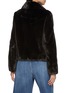Back View - Click To Enlarge - YVES SALOMON - Collared Mink Fur Short Jacket