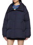 Detail View - Click To Enlarge - YVES SALOMON - Mink Fur Collar Puffer Jacket