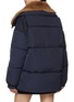 Back View - Click To Enlarge - YVES SALOMON - Mink Fur Collar Puffer Jacket