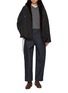Figure View - Click To Enlarge - YVES SALOMON - Mink Fur Technical Jacket