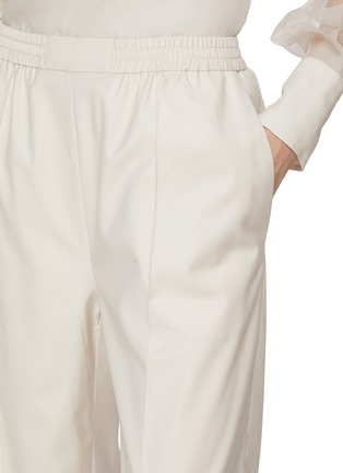  - YVES SALOMON - Wide Leg Wool Silk Pants