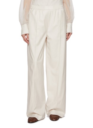 Main View - Click To Enlarge - YVES SALOMON - Wide Leg Wool Silk Pants