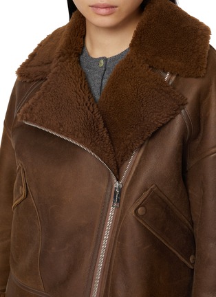  - YVES SALOMON - Shearling Biker Jacket