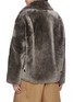 Back View - Click To Enlarge - YVES SALOMON - Shearling Pea Jacket