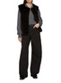 Figure View - Click To Enlarge - YVES SALOMON - Round Neck Mink Fur Gilet