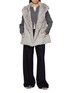 Figure View - Click To Enlarge - YVES SALOMON - Rex Fur Trim Light Puffer Gilet