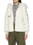 Detail View - Click To Enlarge - YVES SALOMON - Rabbit Fur Trim Hooded Parka Jacket