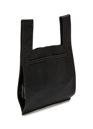 Detail View - Click To Enlarge - BEAUTIFUL PEOPLE BAGS - Large Shrink Leather Market Bag