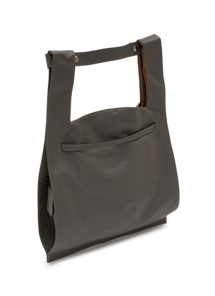 Detail View - Click To Enlarge - BEAUTIFUL PEOPLE BAGS - Extra Large Shrink Leather Market Bag